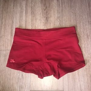 Large child red dance shorts Jo + Jax